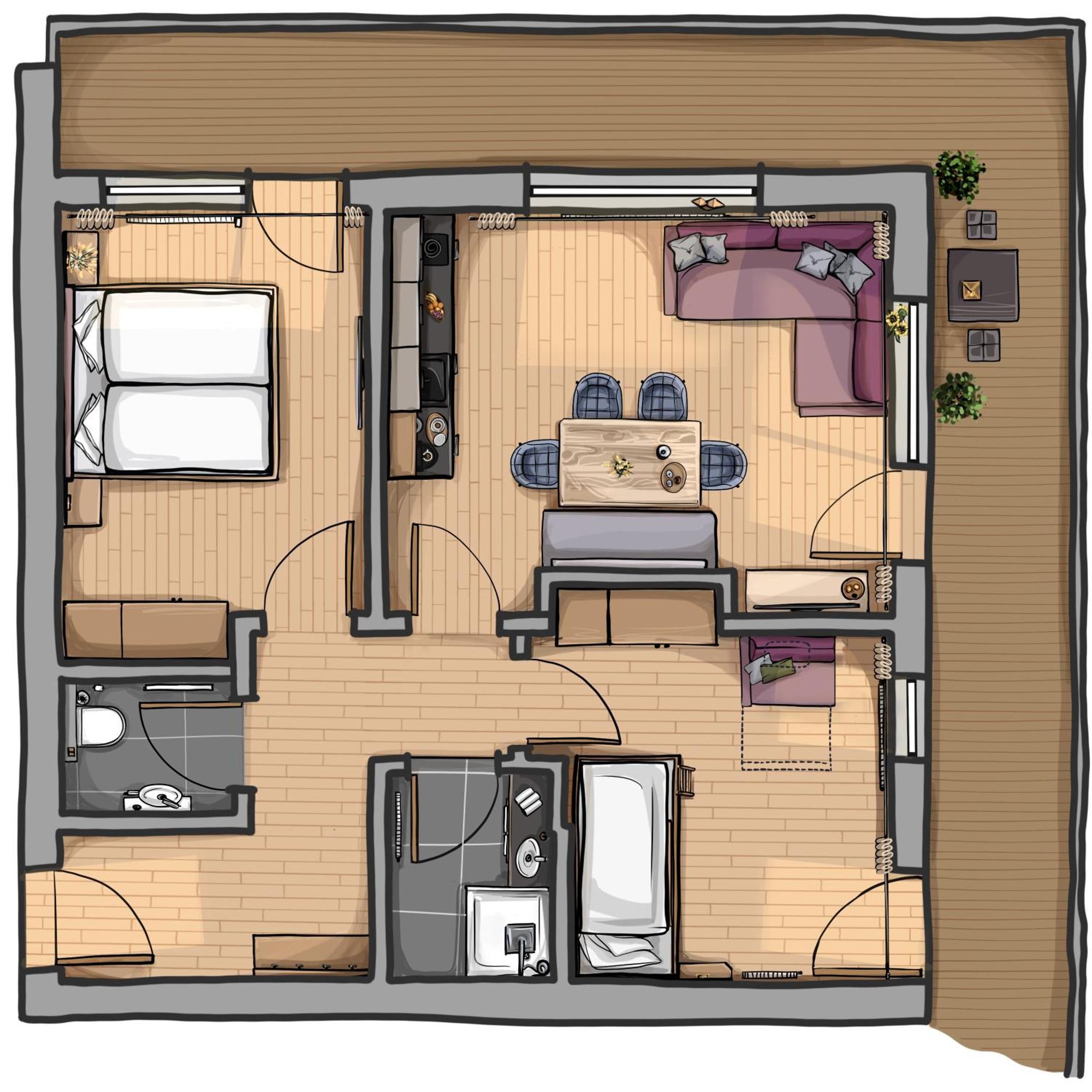 Appartements Sonnalm Berwang Kültér fotó